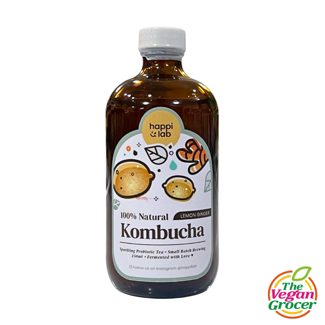 Happi Lab Kombucha Lemon Ginger 250mL (gluten-free)