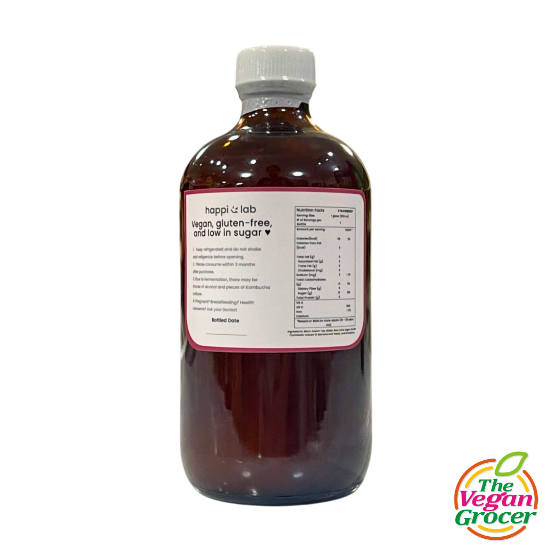 Happi Lab Kombucha Strawberry 250mL (gluten-free)
