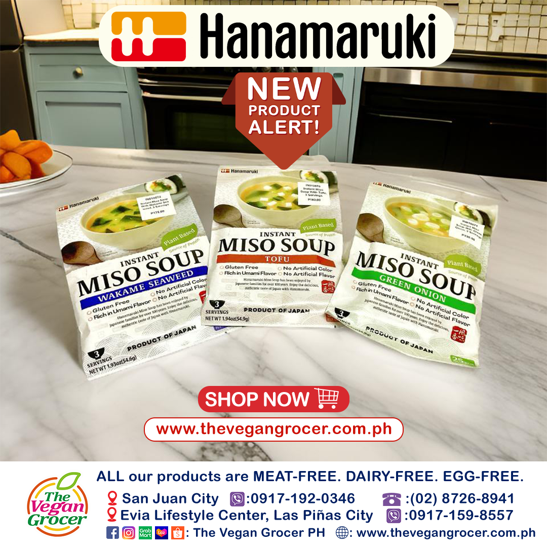 Hanamaruki Instant Vegan Miso Soup Wakame Seaweed 3sets 54.9g (gluten-free)