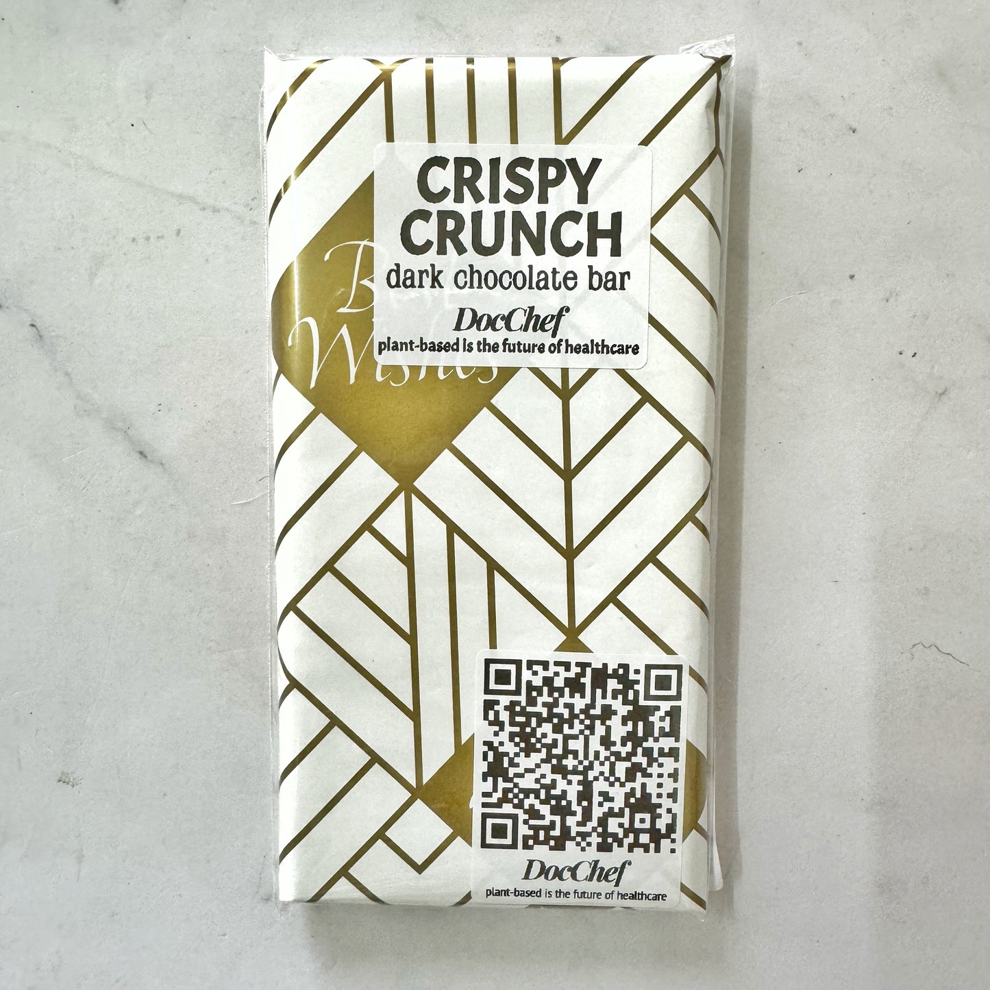 Doc Chef Vegan Dark Crispy Crunch Bar 75g (sugar-free)