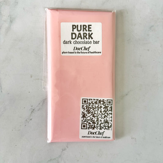 Doc Chef Vegan Pure Dark Chocolate Bar 75g (sugar-free)