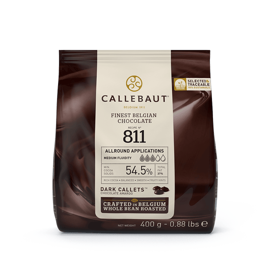 Callebaut Vegan Dark Callets 811 54.5% 400g