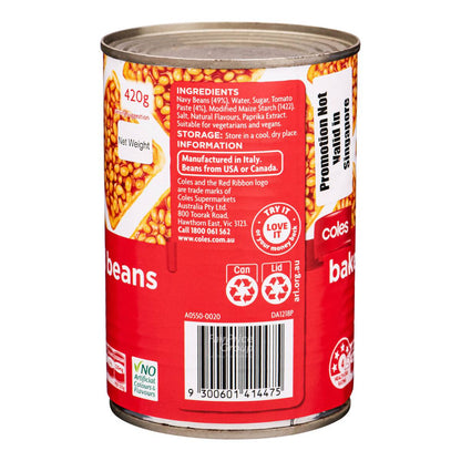 Coles Baked Beans 420g