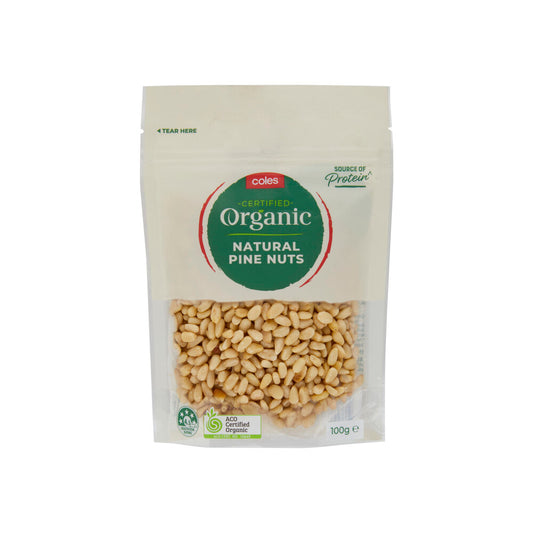 Coles Organic Pine Nuts 100g