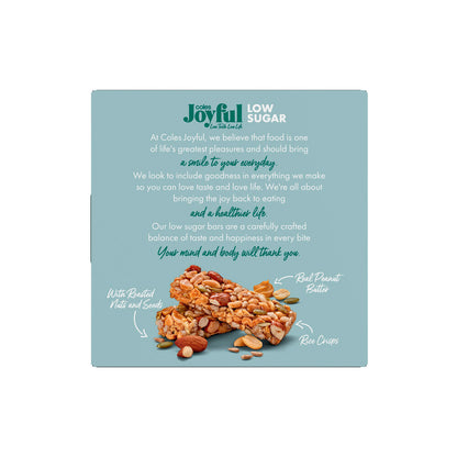 Coles Joyful Low Sugar Crunchy Nut Bars 5s