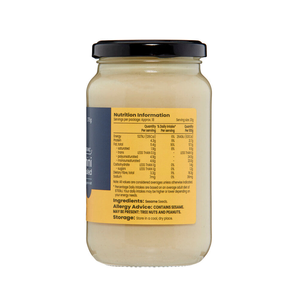 Coles Organic Tahini 375g