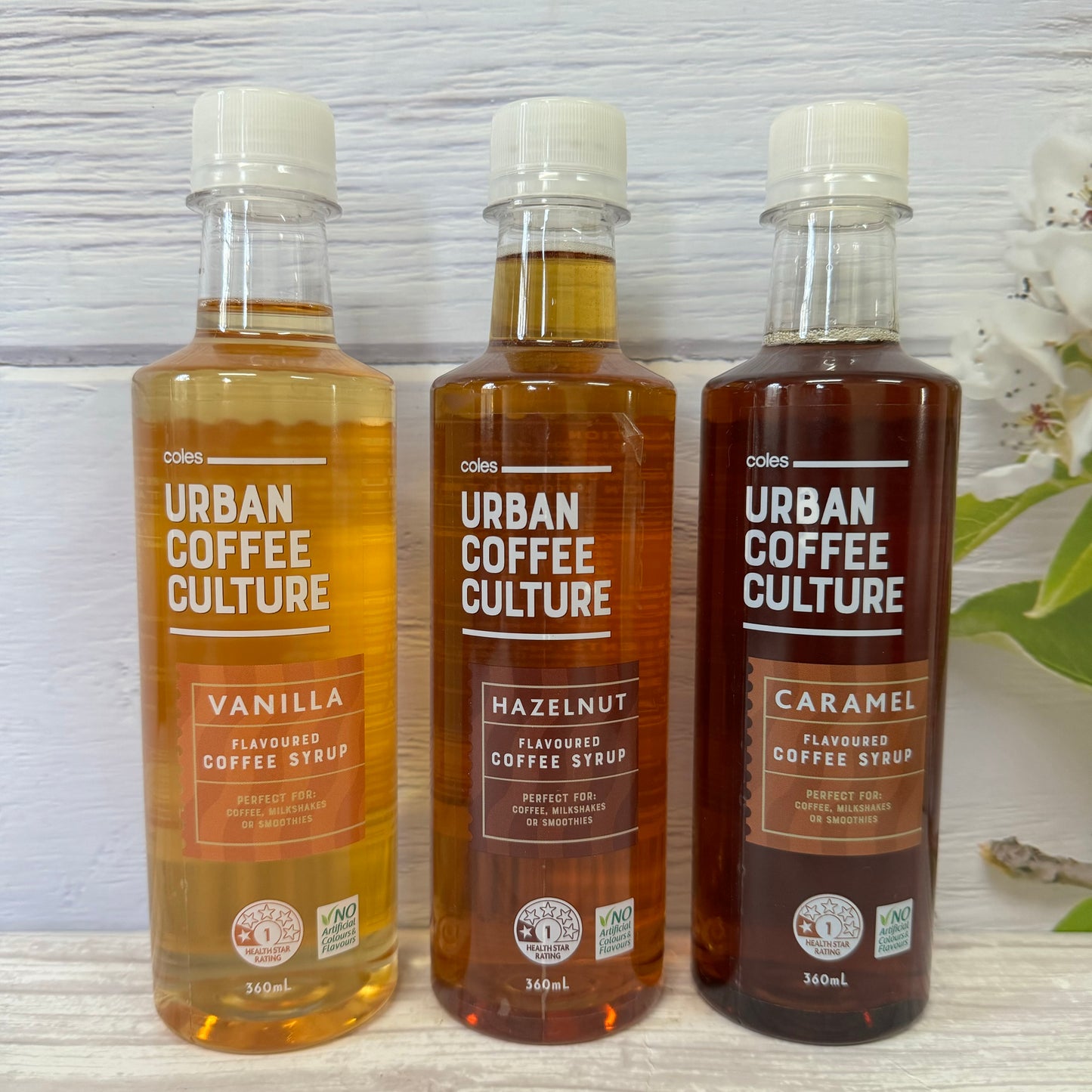 Coles Urban Coffee Culture Caramel Coffee Flavored Syrup 360mL