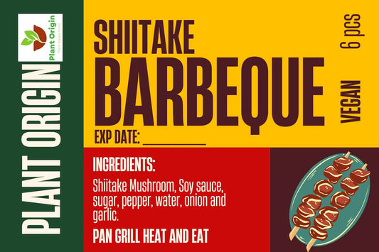 Plant Origin Shiitake BBQ 6s