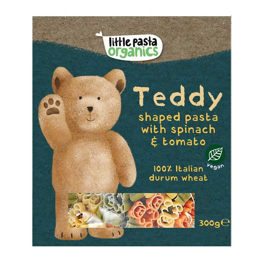 Little Pasta Organics Teddy Bear Shaped 300g