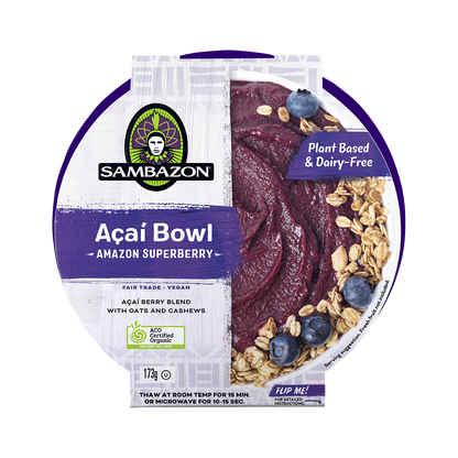 Sambazon Ready to Eat Organic Açaí Bowl w Granola 173g