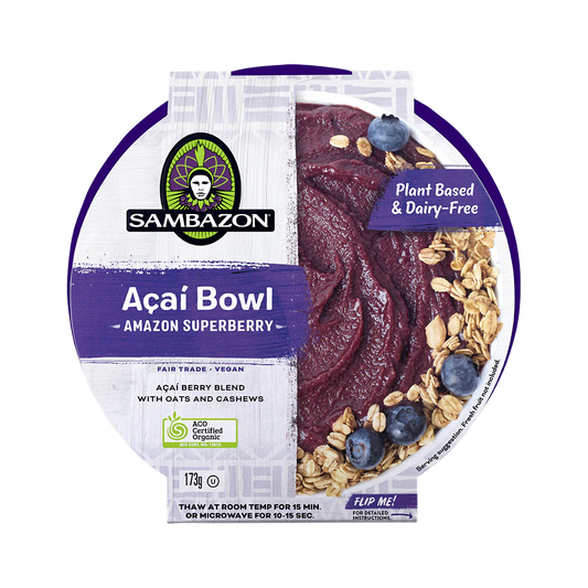 Sambazon Ready to Eat Organic Açaí Bowl w Granola 173g