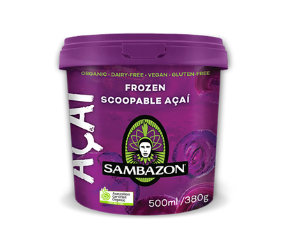 Sambazon Frozen Scoopable Acai Sorbet 500mL