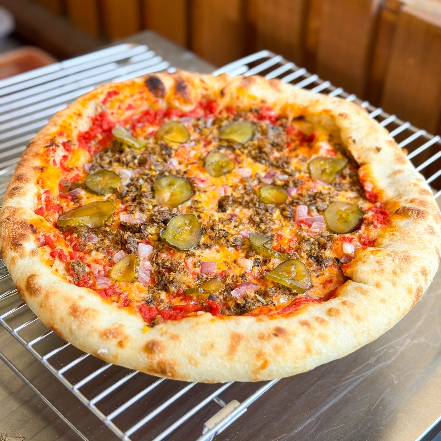 Gatto Pizza Cheeseburger Pizza