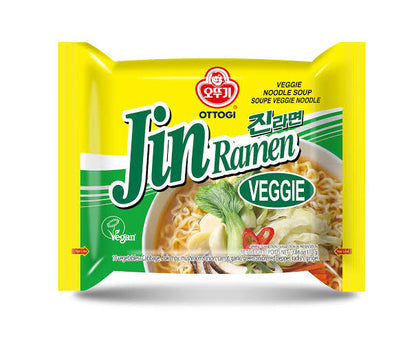 Ottogi Jin Ramen Veggie Noodle Soup 110g