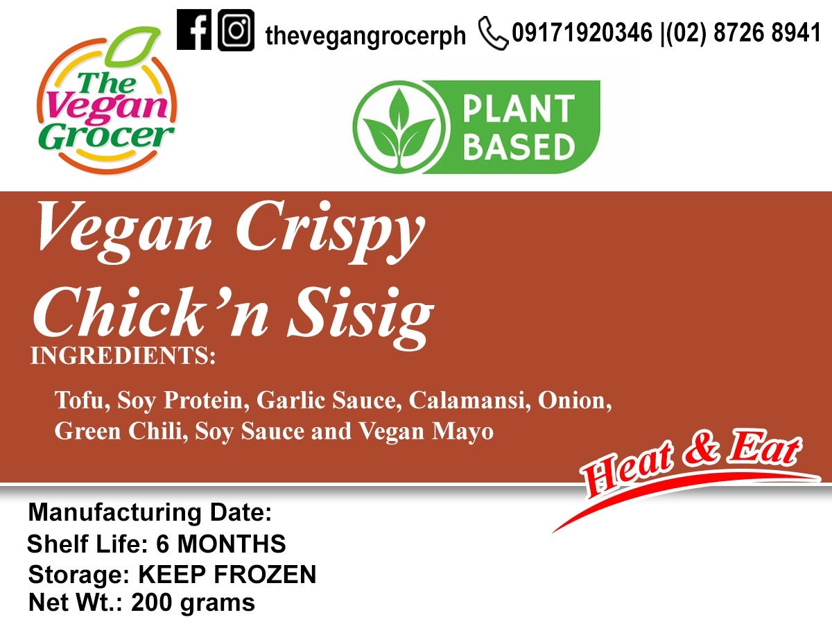 TVG Vegan Crunchy Chick’n Sisig 200g