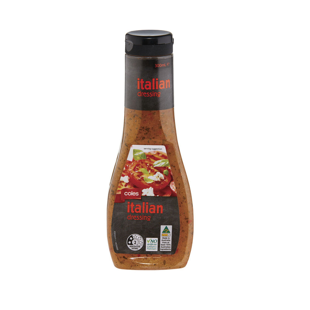 Coles Vegan Italian Salad Dressing 300mL