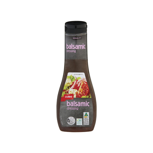 Coles Balsamic Dressing 300mL