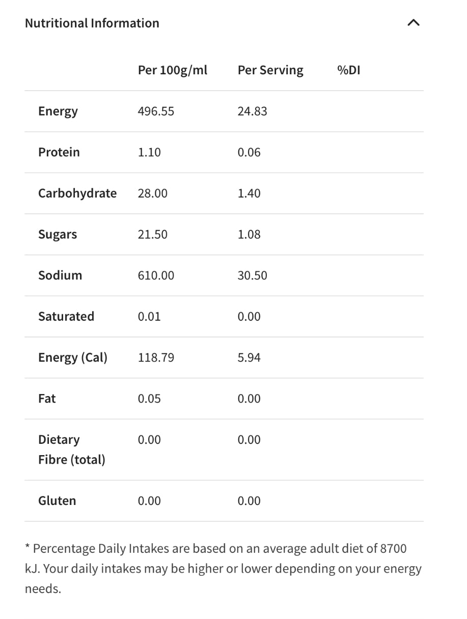 Coles Vegan Worcestershire Sauce 250mL (gluten-free)