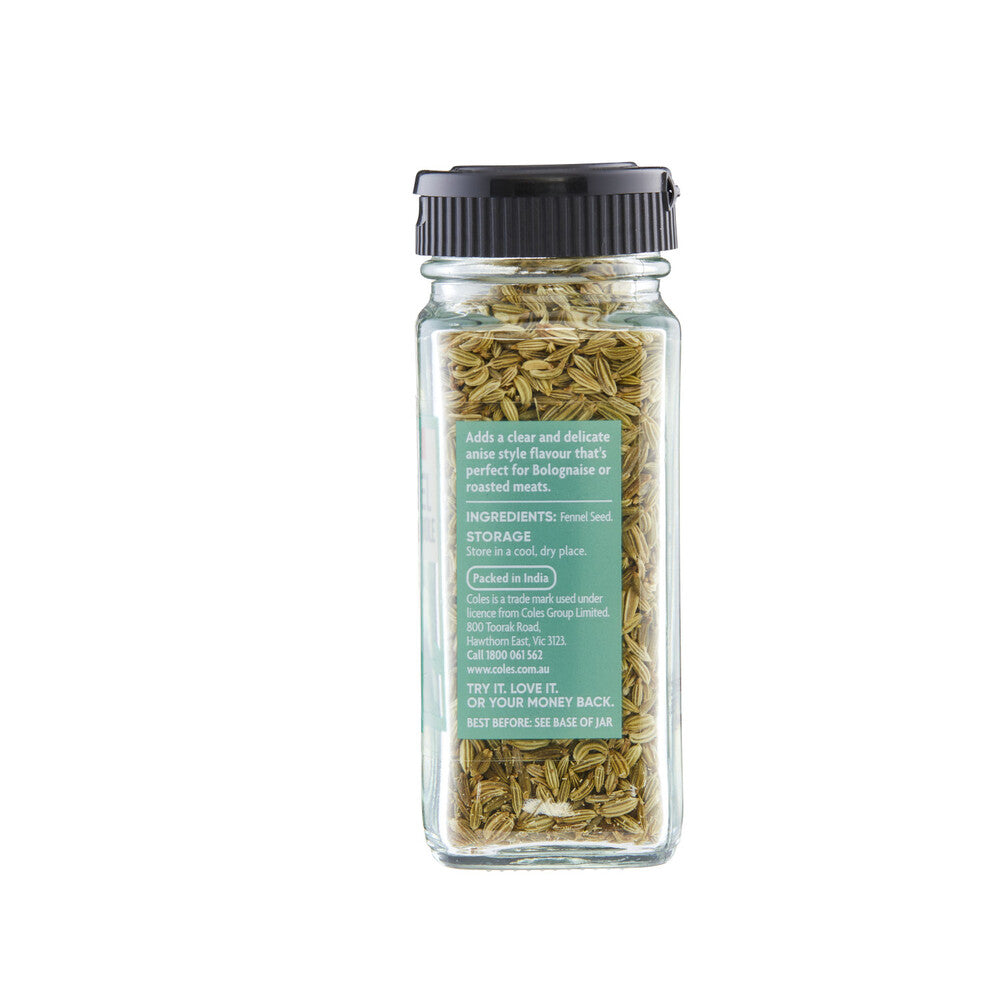 Coles Fennel Seeds Whole 36g