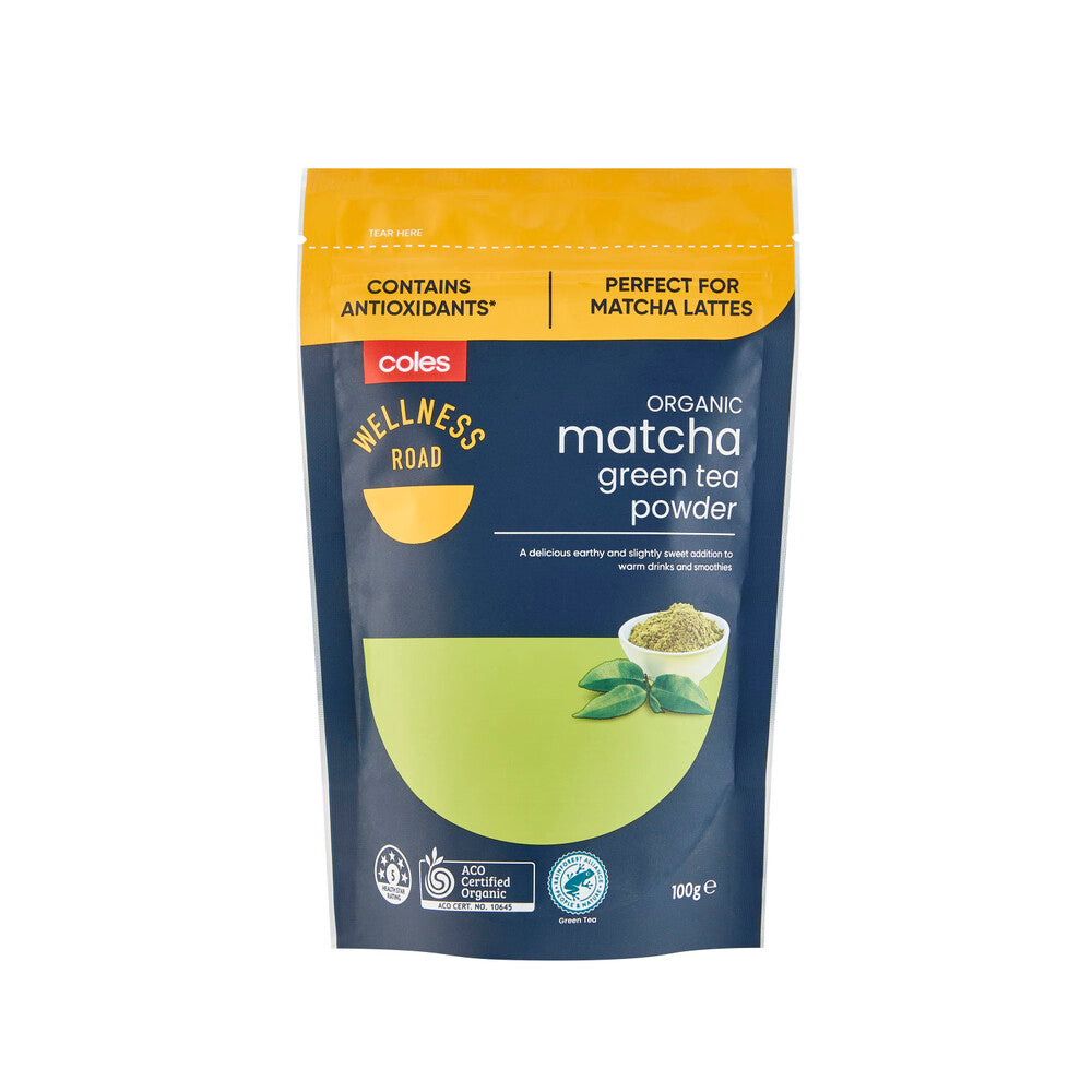 Coles Organic Matcha Green Tea Powder 100g – The Vegan Grocer Ph