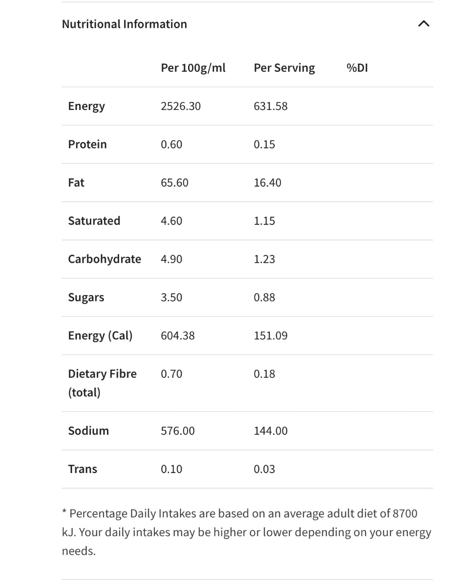 Coles Nature’s Kitchen Plant-based Garlic Aioli 240mL