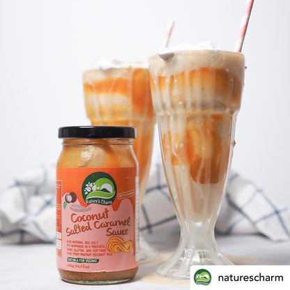 Nature’s Charm Coconut Salted Caramel Sauce 200g (Halal, gluten-free)