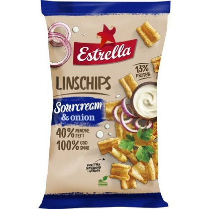 Estrella Linschips Sourcream and Onion 110g