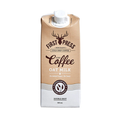 First Press Iced Coffee Oat Milk 350mL (sugar-free)