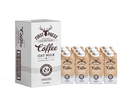 First Press Iced Coffee Oat Milk 350mL (sugar-free)