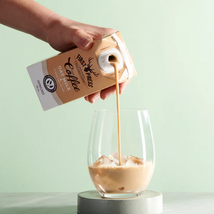 First Press Iced Coffee Oat Milk 350mL (sugar-free)