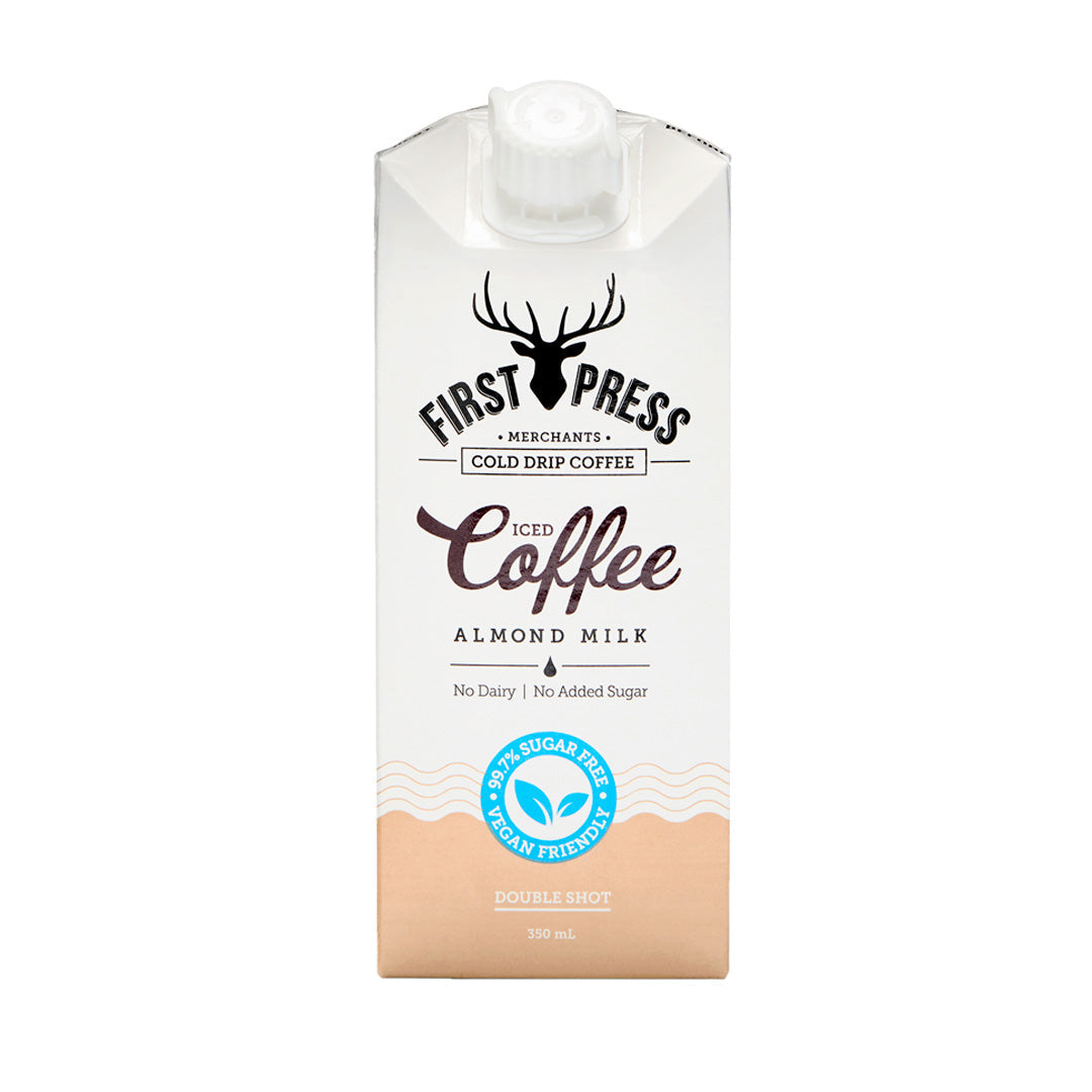 First Press Iced Coffee Almond Milk 350mL (gluten-free, sugar-free)