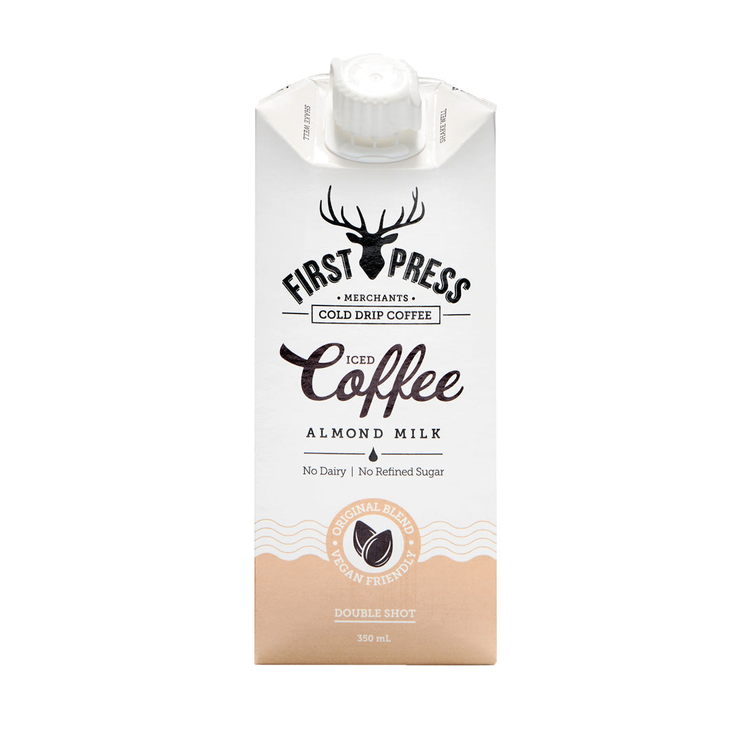 First Press Vegan Iced Coffee Almond Milk Original Blend 350mL (gluten-free)