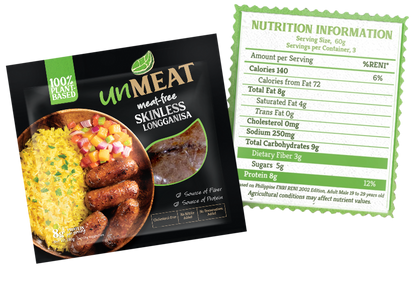 Unmeat Skinless Longganisa 180g