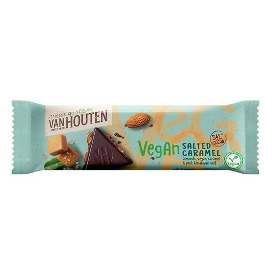 Van Houten Vegan Salted Caramel Chocolate Bar 45g