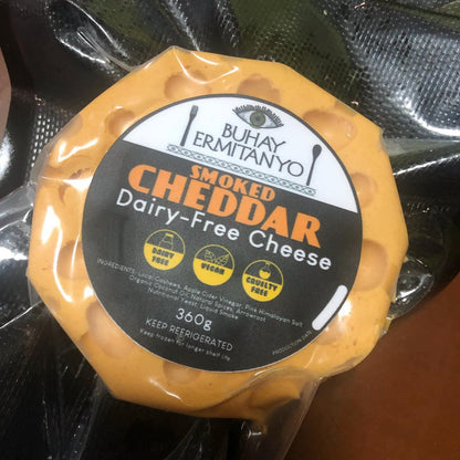 Buhay Ermitanyo Vegan Smoked Cheddar Cheese 360g (gluten-free, sugar-free)