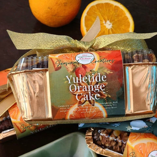 The Vegetarian Kitchen Yuletide Vegan Orange Cake