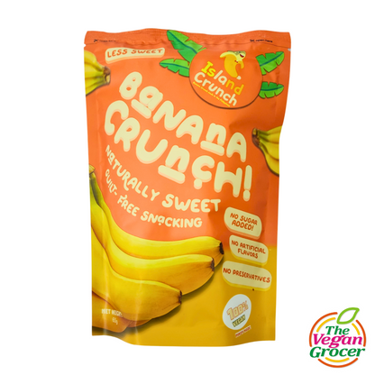 Island Crunch Banana Crunch 65g - Less Sweet