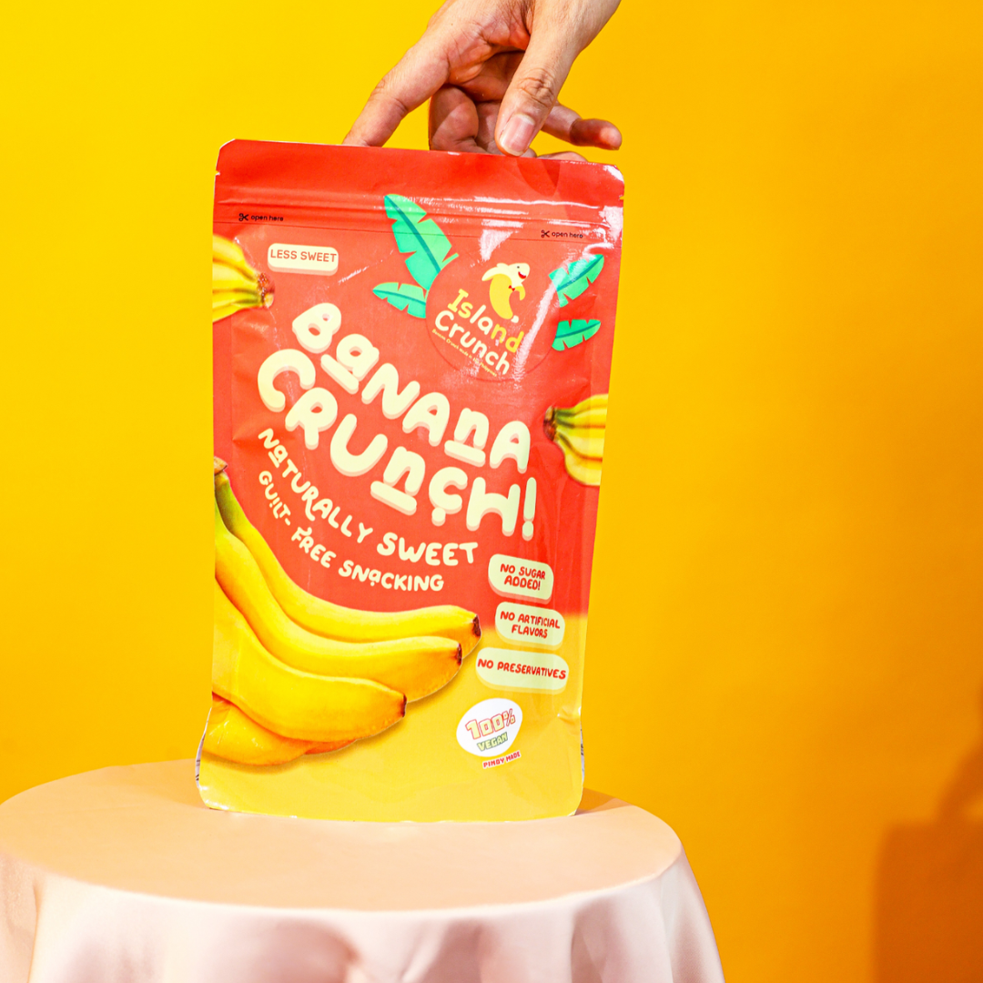 Island Crunch Banana Crunch 65g - Less Sweet