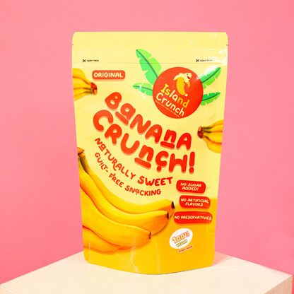 Island Crunch Banana Crunch 65g - Original