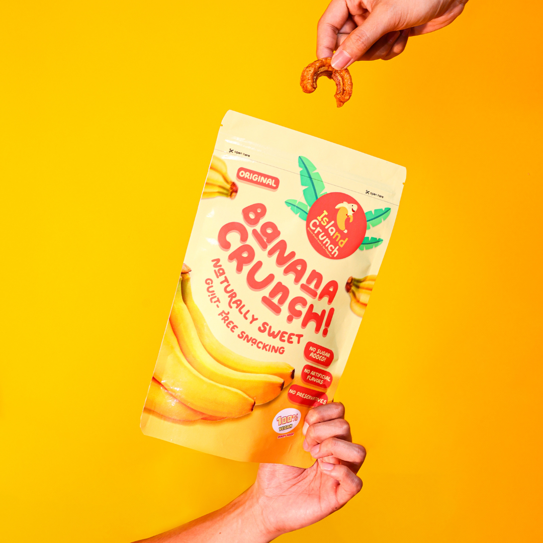 Island Crunch Banana Crunch 65g - Original