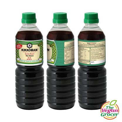 Kikkoman Naturally Brewed Less Salt Soy Sauce 600mL