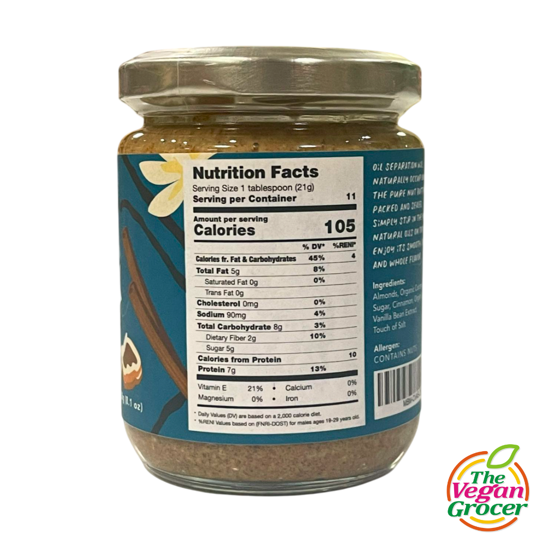 Made by Maxine Cinnamon Vanilla Almond Butter 230g