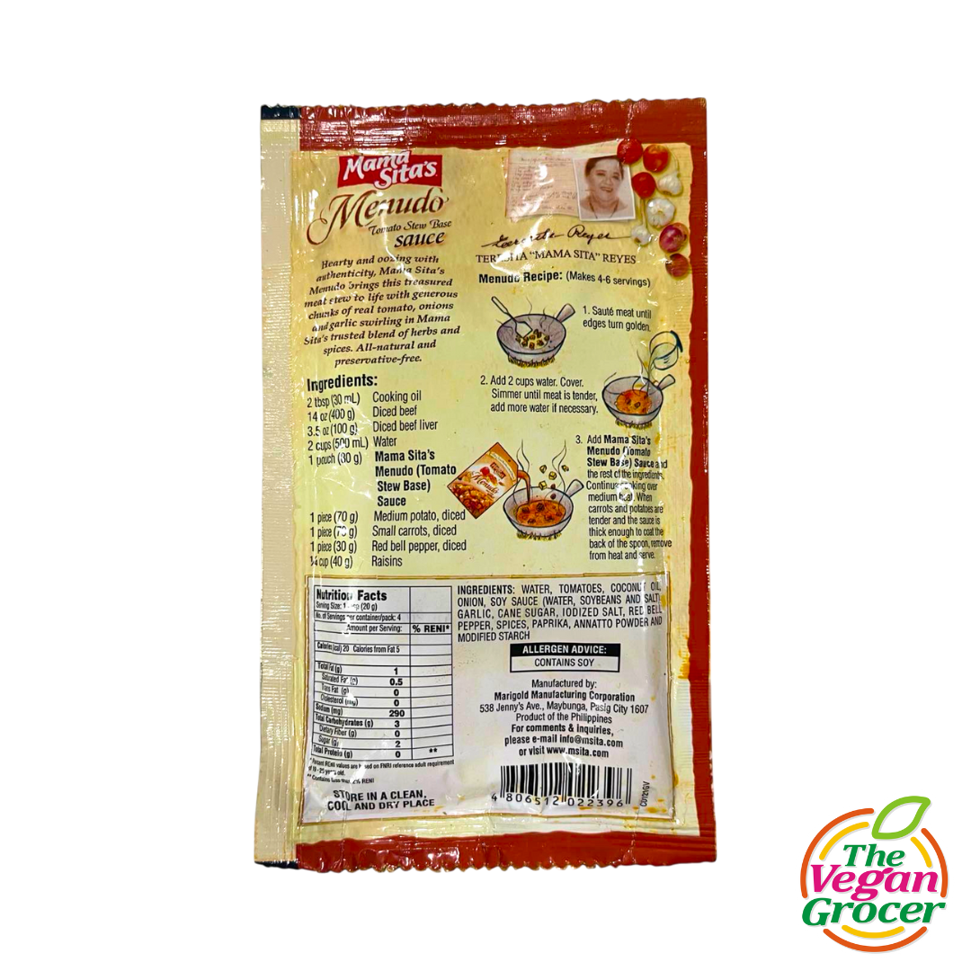 Mama Sita Menudo Sauce (Tomato Stew Base) 60g