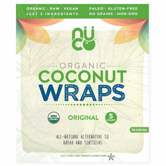 Nuco Coconut Wraps 70g (gluten-free, organic)