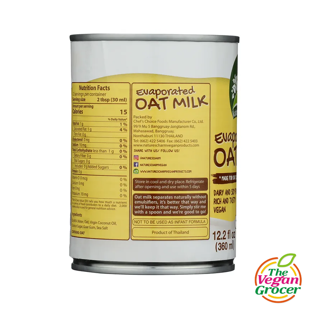 Nature's Charm Evaporated Oat Milk 360ml (gluten-free)