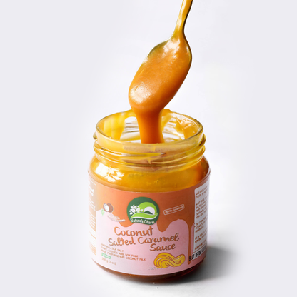 Nature’s Charm Coconut Salted Caramel Sauce 200g (Halal, gluten-free)