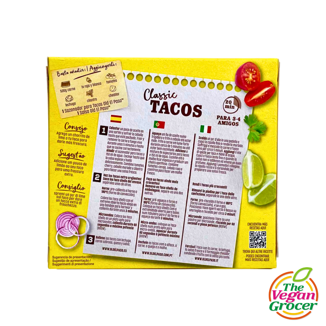 Old El Paso Taco Shells 12sx13g 156g (gluten-free)