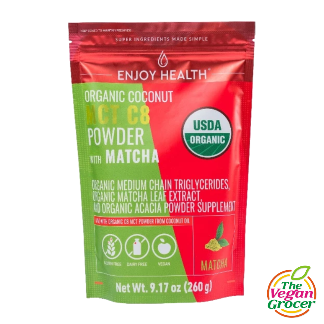 Enjoy Health MCT C8 w Matcha 260g (organic, gluten-free)