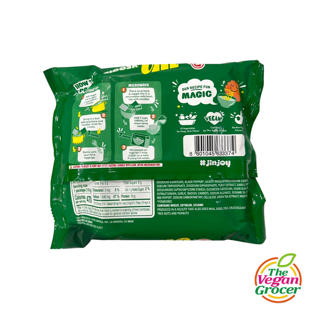 Ottogi Jin Ramen Veggie Noodle Soup 110g