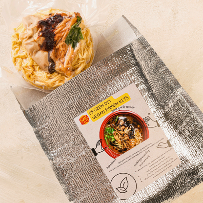 Outtahere Frozen Black Garlic Vegan Ramen Kit 500g